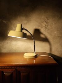 Lampada industriale da scrivania anni 60 - Colore beige – miniatura 11