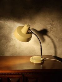Lampada industriale da scrivania anni 60 - Colore beige – miniatura 9