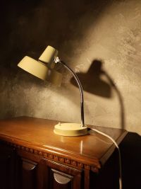 Lampada industriale da scrivania anni 60 - Colore beige – miniatura 6