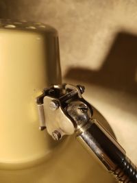 Lampada industriale da scrivania anni 60 - Colore beige – miniatura 14