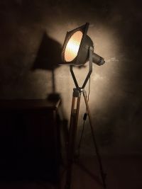 Faro da teatro vintage con frontale quadrato, Cecoslovacchia anni '60 – miniatura 13