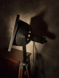 Faro da teatro vintage con frontale quadrato, Cecoslovacchia anni '60 – miniatura 11