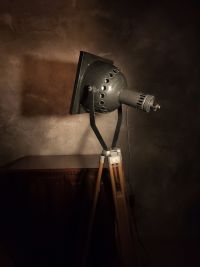 Faro da teatro vintage con frontale quadrato, Cecoslovacchia anni '60 – miniatura 17