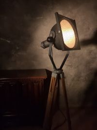 Faro da teatro vintage con frontale quadrato, Cecoslovacchia anni '60 – miniatura 16