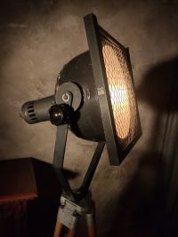 Faro da teatro vintage con frontale quadrato, Cecoslovacchia anni '60 – miniatura 15