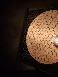 Faro da teatro vintage con frontale quadrato, Cecoslovacchia anni '60 – miniatura 23