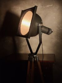Faro da teatro vintage con frontale quadrato, Cecoslovacchia anni '60 – miniatura 12