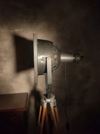 Faro da teatro vintage con frontale quadrato, Cecoslovacchia anni '60 – miniatura 8