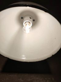 Lampada a sospensione vintage grigio-azzurra, Polonia anni '50-'70 – miniatura 19