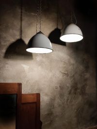 Lampada a sospensione vintage grigio-azzurra, Polonia anni '50-'70 – miniatura 8
