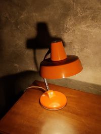 Lampada da scrivania vintage originale arancione, Ungheria anni '60 – miniatura 11