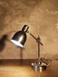 Lampada industriale da scrivania anni 60, prodotta in Bulgaria – miniatura 6