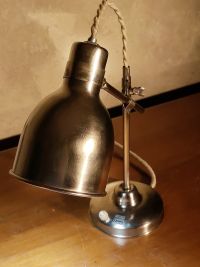 Lampada industriale da scrivania anni 60, prodotta in Bulgaria – miniatura 10