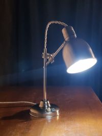 Lampada industriale da scrivania anni 60, prodotta in Bulgaria – miniatura 9