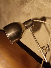 Lampada industriale da scrivania anni 60, prodotta in Bulgaria – miniatura 5