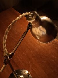 Lampada industriale da scrivania anni 60, prodotta in Bulgaria – miniatura 4