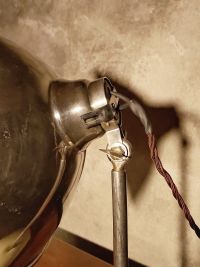 Lampada industriale da scrivania anni 60, prodotta in ex Cecoslovacchia – miniatura 16