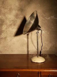 Lampada industriale da scrivania anni 60, prodotta in ex Cecoslovacchia – miniatura 8