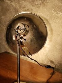 Lampada industriale da scrivania anni 60, prodotta in ex Cecoslovacchia – miniatura 7