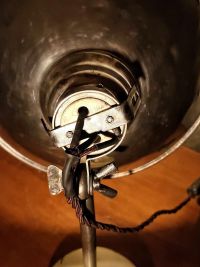 Lampada industriale da scrivania anni 60, prodotta in ex Cecoslovacchia – miniatura 18