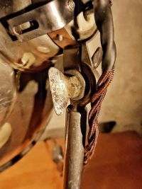 Lampada industriale da scrivania anni 60, prodotta in ex Cecoslovacchia – miniatura 12