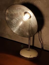 Lampada industriale da scrivania anni 60, prodotta in ex Cecoslovacchia – miniatura 4