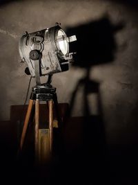 Spotlight da cinema vintage originale Spefika argento, Polonia anni '60 – miniatura 25