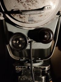 Spotlight da cinema vintage originale Spefika argento, Polonia anni '60 – miniatura 21