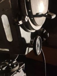 Spotlight da cinema vintage originale Spefika argento, Polonia anni '60 – miniatura 20