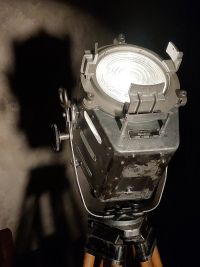 Spotlight da cinema vintage originale Spefika argento, Polonia anni '60 – miniatura 16