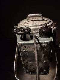 Spotlight da cinema vintage originale Spefika argento, Polonia anni '60 – miniatura 4