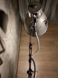 Lampada industriale con soffietto prodotta negli anni '60 con cupolino completamente orientabile – miniatura 16
