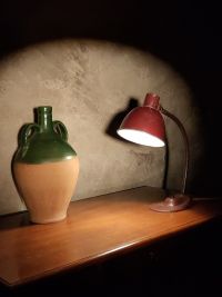 Una lampada industriale da scrivania ungherese, anni 60. – miniatura 12