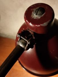 Una lampada industriale da scrivania ungherese, anni 60. – miniatura 15