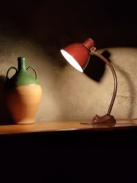 Una lampada industriale da scrivania ungherese, anni 60. – miniatura 5