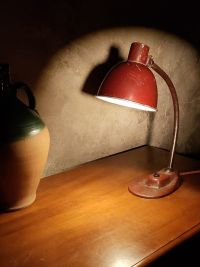Una lampada industriale da scrivania ungherese, anni 60. – miniatura 4