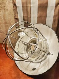 Lampada a sospensione vintage originale a lanterna azzurra, anni '60 – miniatura 25