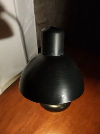 Lampada da scrivania vintage originale nera stile Bauhaus, anni '60 – miniatura 9
