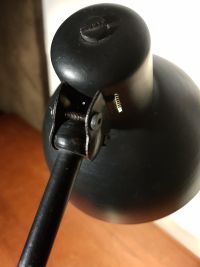 Lampada da scrivania vintage originale nera stile Bauhaus, anni '60 – miniatura 16