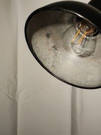 Lampada da scrivania vintage originale nera stile Bauhaus, anni '60 – miniatura 14