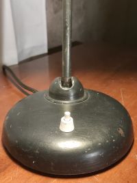 Lampada da scrivania vintage originale nera stile Bauhaus, anni '60 – miniatura 17