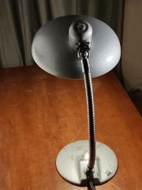 Lampada da scrivania vintage originale martellata, Ungheria anni '60 – miniatura 12