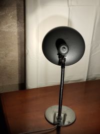 Lampada da scrivania vintage originale martellata, Ungheria anni '60 – miniatura 10