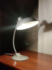 Lampada da scrivania vintage originale martellata, Ungheria anni '60 – miniatura 5