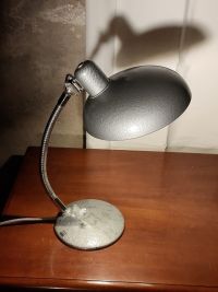 Lampada da scrivania vintage originale martellata, Ungheria anni '60 – miniatura 4