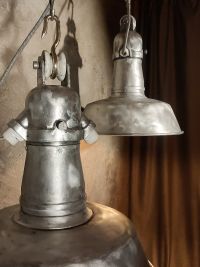 Lampada a sospensione vintage originale da lampione, Padova anni '60 – miniatura 20