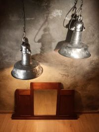 Lampada a sospensione vintage originale da lampione, Padova anni '60 – miniatura 16