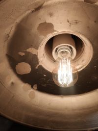 Lampada a sospensione vintage originale da lampione, Padova anni '60 – miniatura 24