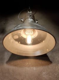 Lampada a sospensione vintage originale da lampione, Padova anni '60 – miniatura 13