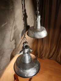 Lampada a sospensione vintage originale da lampione, Padova anni '60 – miniatura 12